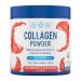 Applied Nutrition Collagen Powder - Strawberry & Raspberry Flavour - 5000mg Hydrolysed Bovine Flavoured Collagen Peptides with Vitamin C Hyaluronic Acid & Biotin (165g - 30 Servings)