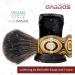 Anbbas Faux Badger Shaving Brush Set with Wooden Handle, Stand, Travel Case - Men's 3IN1 Shaving Kit - Buy Online on GoSupps.com