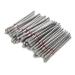 Sonew 50pcs Nail Art Drill Bits Nail Polishing Grinding Head Manicure Tool Accessories for DIY or Beauty Salon