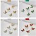 Crystal Butterfly Nail Charms - 20pcs 3D Alloy Charms for Nails | Gold Shiny Zircon Art Decor with Rhinestones - Nail Design Accessories - Buy Online on GoSupps.com