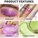 Oulac Glitter Eyeshadow Metallic Finish - Waterproof High Impact Purple Eyeshadow | Vegan Formula | Long-Lasting Wear | Eye-Catching Makeup - 12g - Buy Online on GoSupps.com