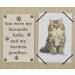UniDeco Cat Picture Frame Memorial 4 x 6 Inch Remembrance Gifts Photo with Pet in Memory Sayings Loss Gifts Away Death of Kitty Memory Picture Passing Away RIP Sympathy loving Paw Print Wall Cat Goodbye