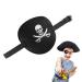 Adjustable Black Pirate Eye Patches Eye Skull Eye Patches for Adults & Kids Pirate Black Out Blindfold Skin Friendly Blinder Child