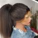 Buy WIGRILS 24 Inch Kinky Straight Synthetic Wig - 100% Virgin Glueless Lace Frontal Hair Wig for Natural Look - Buy Online on GoSupps.com