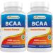 Best Naturals BCAA 3200 mg per Servings 400 Capsules (Pack of 2)