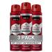 Old Spice Antiperspirant and Deodorant for Men Invisible Dry Spray Stronger Swagger Scent 4.3 Oz Pack of 3