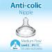 Dr. Brown's Level 2 Wide-Neck Baby Bottle Nipple - Medium Flow, 6 Count - Buy Online on GoSupps.com