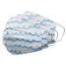 SALT AND CHECKER Breathable & Soft Disposable 4-Ply Face Masks with Adriatic Sea Salt Pack of 3