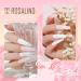 Buy Rosalind Poly Nail Gel - White & Pink Acrylic Nail Extension Set (60ml) | Quick Builder Gel for Nail Art | Perfect for Starters - Buy Online on GoSupps.com
