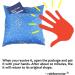 Hysterectomy Tummy Pillow with Pocket | Abdominal Surgery Support and Healing Protector - Cobalt Blue - Buy Online on GoSupps.com