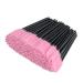 300PCS Eyelash Brush, Disposable Eyelash Mascara Brushes Wands Applicator Tools Makeup Brush Kits (Pink)