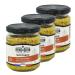 Reine de Dijon Pack of 3 Old-Fashioned Mustard - Reine de Dijon - 190g jar