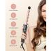 Wavytalk Bubble Wand Curling Iron 1 Inch Ceramic Spiral Curling Wand for Short & Long Hair - Adjustable Temp & Dual Voltage - Includes Heat Resistant Glove - Buy Online on GoSupps.com