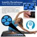 Acupressure Mat Generise Accupressure Body Mat and Pillow Set for Men & Women - Back Neck and Muscle Pain Relief - Includes Travel Bag with Adjustable Strap (Black with Blue Spikes) - Buy Online on GoSupps.com
