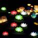 SUQ 5 Pieces Lotus Lamp for Outdoor Waterproof LED Garden Light Artificial Lotus Floating Light Floating Flower Lantern Decoration Lighting for Garden Yard Swimming Pool Pond Fountain 18CM - Buy Online on GoSupps.com