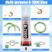 B-7000 Clear Rhinestone & Bead Adhesive 4x15 ml/0.5 oz - Ideal for Jewelry, Crafts, Clothes, Shoes, Cell Phone Repair - Buy Online on GoSupps.com