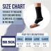 SB SOX Compression Ankle Brace (Pair) - Superior Ankle Support for Sprains and Achilles Tendon - Ideal Sports Sleeve, Black/Gray, Small - Buy Online on GoSupps.com