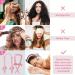Silk Heatless Hair Curlers for Long Hair - Ribbon Design with Clips and Scrunchie - Overnight Soft Curls Headband - Pink - Buy Online on GoSupps.com
