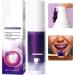 Whitening Toothpaste Purple Corrector Toothpaste for Teeth Whitening Non-invasive Brightening Tooth Treatment  Purple Water-Soluble Dye to Correct Yellow Teeth