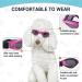 Pet Leso Doggles - Stylish Windproof Puppy Sunglasses in Pink | Shop Internationally for Trendy Dog Goggles - Buy Online on GoSupps.com