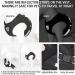DKDDSSS Cat Harness and Lead Set Soft Mesh Harness for Outdoor Adjustable Reflective Strips Vest Harnesses Escape Proof Cat Kitten Walking Vest with Collar for Medium Cats Pets (M Black) - Buy Online on GoSupps.com