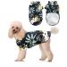Hawaiian Style Dog Shirts Coconut Tree Printed Dog Clothes Dog T-Shirt for Beach Pet Cool Clothes for Medium and Large Soft Comfortable Dog Short Sleeve Summer Apparel Outfit for Dogs Cats (L)