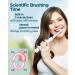 Sonic Electric Toothbrush for Adults and Kids - Rechargeable with 8 Brush Heads, 120 Days Use, 3-Hour Fast Charge, 5 Modes, Timer - Gift for Family - Light Blue - Buy Online on GoSupps.com