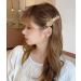 Shell Pearl Starfish Hair Clip Set - 6 Pcs Princess Hair Accessories for Women and Girls - Buy Online on GoSupps.com
