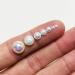 Chenkou Craft 3000PCS White AB Round Flatback Pearls | Loose Beads Gem | 1 Box Half Ball Beads - Buy Online on GoSupps.com