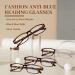 LUFF 4Pcs Anti-Blue Ray Reading Glasses - Portable Ultralight 1.5X Readers in Stylish Leopard Design | International Shipping Available - Buy Online on GoSupps.com