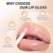 Hydrating Lip Gloss for Women - Long Lasting High Shine Lip Oil | 12 Hour Moisture Non-Sticky & Non-Drying (06 - Buy Online on GoSupps.com