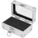 Nail Drill Bits Container Nail Drill Bits Holder Dustproof Multi-hole Transparent Flip Cover Locking Design for Salon (Silver) - Buy Online on GoSupps.com