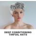 Lot de 4 Bonnets Coloration Cheveux en Aluminium 28 Cm lastique Chauffants pour Soin Profond R utilisables pour Salons de Coiffure et Usage Domicile Argent et Dor  - Buy Online on GoSupps.com
