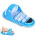 Agatige Foot Brush Shower Foot Bath Exfoliating Brush Bathroom Foot Massage Shoes with Suction Cups for Shower Floor Tub Spa
