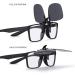 Read Optics Clip-On Polarised Sunglasses | Blue Mirror Lens | Fits Over Glasses - Buy Online on GoSupps.com
