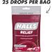 Halls Relief Sugar Free Cough Drops BLACK CHERRY 25 Count BLACK CHERRY 25 Count (Pack of 1) - Buy Online on GoSupps.com