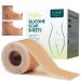 Silicone Scar Sheets Soft Silicone Scar Tape(4CM 300CM) Medical Grade Scar Strips Effective Scar Removal Sheets Waterproof Reusable for Burn Keloid C Section Surgery Acne Tummy Tuck