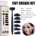 Eyeshadow Crease Line Kit - 6-in-1 Cut Crease Tool for Eyes - Skin-Safe Silicone Cut Crease Stamp - Washable Cut Crease Stencil - Portable Stamp Eye Shadow Set - Easy Crease Line Kit for Women Teens - Buy Online on GoSupps.com