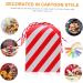 LALAFINA 48pcs Red and White Striped Sugar Box Bride Delicate Candy Case Chocolate Candies Bronzing - Buy Online on GoSupps.com