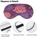 Water Lily and Dragonfly Sleep Mask - Adjustable Eye Cover for Sleeping, Blocking Light - Ideal for Night Travel and Naps - Men and Women - Buy Online on GoSupps.com