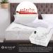 Kesser 150x80cm Heat Under Bed Blanket with Remote Control | Soft Fleece Heating Pad | 3 Temperature Levels | Auto Switch-Off | Ideal for Mattress Heating - White Pattern - Buy Online on GoSupps.com