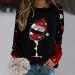 Womens Christmas Snowman Penguin Print Sweatshirt O-Neck Raglan Top - Buy Online on GoSupps.com