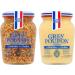 Intrinsic Treats Mustard Bundle with Grey Poupon Dijon 215g and Wholegrain Mustard 210g - (Pack of 2) - Buy Online on GoSupps.com