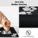 Buy Panipup Dog Slide-Resistant Super Absorbent Matte 60x40 cm - Washable Water Bowl Underlay for Dogs & Cats | Black Fressnapf Feed Pad - Buy Online on GoSupps.com