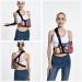 Fotgok Breathable Arm Sling with Waist Belt for Women - Shoulder Immobilizer with Strong Support - Red Rose Shoulder Injury Brace - Buy Online on GoSupps.com