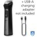 Philips Series 7000 Multigroom Trimmer MG7950/15 - 15-in-1 All-in-one Tool for Face, Head, and Body - Ultimate Precision with 26 Length Settings - Black, USB-A - Buy Online on GoSupps.com