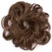Buy Tess Hair Part Dutt - Light Brown Hair Tie & Wavy Knot Updos | Affordable 30g Hair Extensions for Women - Buy Online on GoSupps.com