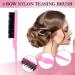Sularpek 3-Piece Slick Brush Set for Women & Girls - Bristle, Teasing, Edge, & Rat Tail Comb - Pink - Buy Online on GoSupps.com
