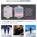 Nooyme Women's Thermal Underwear Set - Breathable Anti-Bacterial Flexible Ski Wear - Warm and Functional for Home & Sports in Autumn/Winter - Black & Gray - Buy Online on GoSupps.com