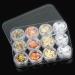 YUMIN 12 Box Gold Silver Copper Rainbow Foil Paillette Chip Nail Art Design Decoration - Buy Online on GoSupps.com